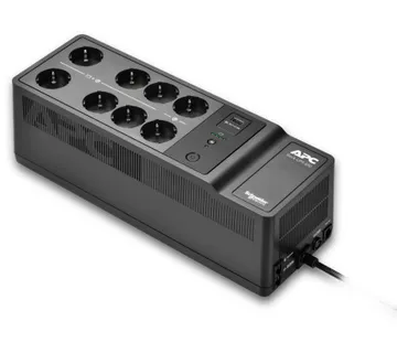 APC Back UPS 650VA/400W, Offline, 8x Schuko CEE7, USB A charging port (BE650G2-GR) - Umag