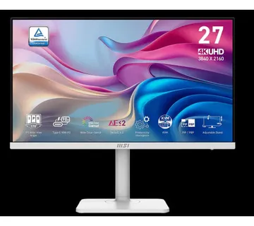 MSI Modern MD272UPHW, 27", IPS, UHD, 60Hz, 4ms, 400nits, 10 bit, DisplayHDR 400, HDMI, DP, USB Type - Umag