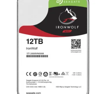 Seagate 12 TB 3,5" HDD, Ironwolf, 7200 RPM, 256MB - Umag