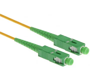 NFO Patch cord, SC APC-SC APC, Singlemode 9 125, G.657A2, Simplex, 1m - Umag