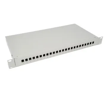 NFO Patch Panel 1U 19" - 24x SC Simplex LC Duplex, Closed, 1 tray - Umag