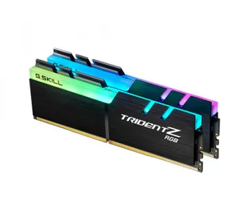 RAM DDR4 16GB Kit (2x 8GB) PC4-25600 3200MHz CL16 1.35V, G.SKILL Trident Z RGB - Umag