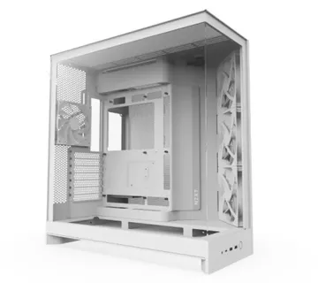 NZXT H9 Flow 2025, bijelo bez napajanja, ATX - cover