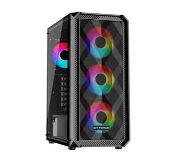 Bit Force PALADIN ARGB-4 Gaming Midi Tower ATX kućište bez napajanja, crno - Umag