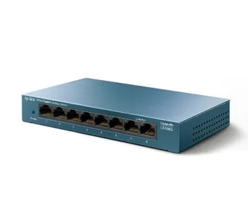 TP-Link 8-Port 1GbE RJ45 Metal Desktop Switch - Umag