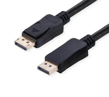 Roline VALUE DisplayPort kabel v2.1, 10K 60Hz, UHBR10, DP-DP M/M, 2.0m, crni - Umag