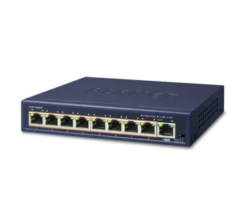 PLANET Gigabit Preklopnik (Switch) 8-port 10/100/1000Mbps sa 8-Port 802.3at PoE + 1-port Gigabit Ethernet Switch (100W POE Bu - Umag