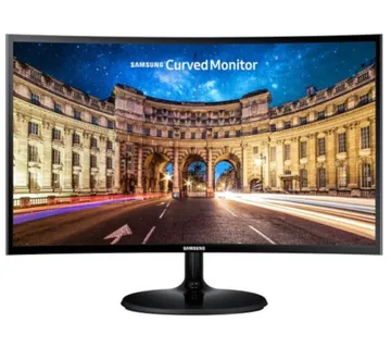 Monitor SAMSUNG CF390 C24F390FHR 61 cm (24") / 1920x1080 / VA / 60 Hz / 4 ms / black / curved (1800R) - Umag