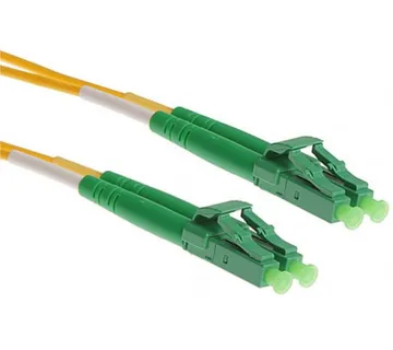 NFO Patch cord, LC APC-LC APC, Singlemode 9 125, G.657A2, Duplex, 5m - Umag