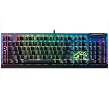 Razer BlackWidow V4 X - Mechanical Gaming Keyboard (Yellow Switch) - Fortnite Ed - Umag