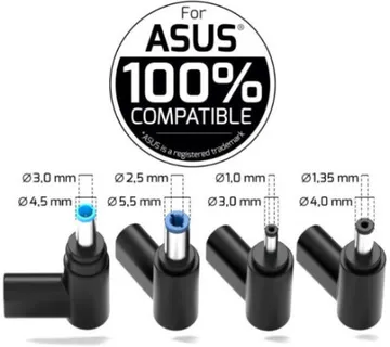 Port punjač 65W typeC GaN2 za Asus NB, 4 nastavka - Umag