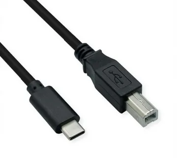 Roline USB2.0 Kabel TIP C, C - B, M/M, 4.5m, crni - Umag