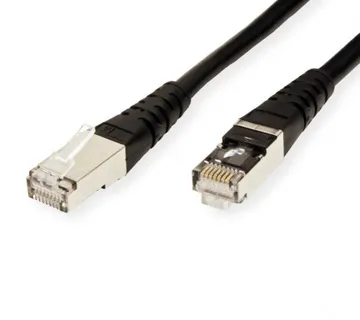 Roline S/FTP (PiMF) Cat.6 mrežni kabel oklopljeni, 0.5m, crni - Umag