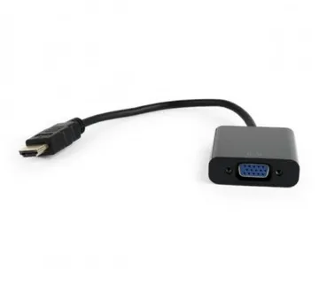 Gembird HDMI to VGA adapter cable, single port, black - Umag