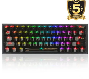Keyboard - Redragon Fizz K617ctb-Rgb Wired Mechanical - Umag