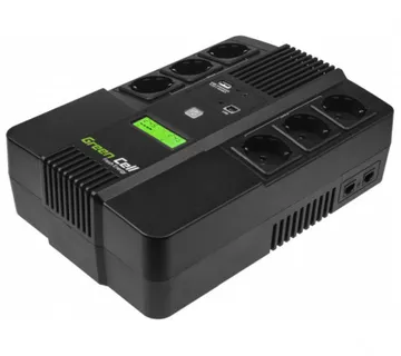 Green Cell UPS (UPS07) AiO 800VA/480W, Line Interactive AVR, LCD - Umag