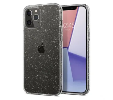 Spigen Liquid Crystal Glitter, zaštitna maska za telefon, prozirna clear-iPhone 12/Pro - Umag