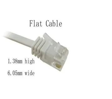 NaviaTec Cat6 patch cable flat, copper 15m - Umag