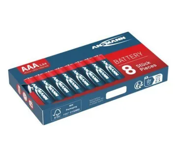 Ansmann Alkaline Battery AAA LR03 8 pcs. cardboard box - Umag