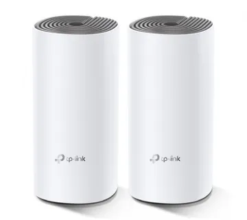TP-Link AC1200 Deco E4 (2 pack) Mesh Wi-Fi, Dual-Band 300Mbps/867Mbps (2.4GHz/5GHz), 2×LAN, 2×interna antena, Deco App - cover