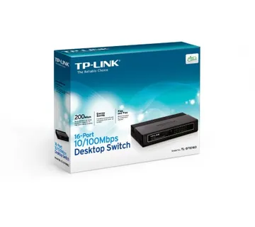 TP-Link TL-SF1016D,16-port 10/100 switch,plastično - Umag