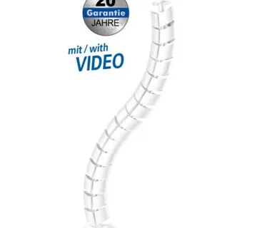 Transmedia Flexible Cable Management, White - Umag