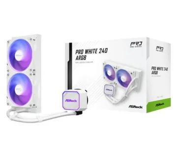 ASRock Pro White 240 ARGB AIO Liquid Cooler - Umag