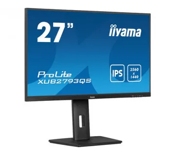 IIYAMA 27" XUB2793QS-B7 QHD (2560x1440) IPS, Pivot, 100Hz, 16:9, 1ms, 300 cd/m2, 1300:1, 1xHDMI/DP, zvučnici, crni - cover