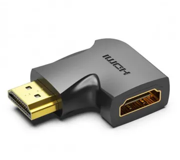 Vention HDMI 270 Degree Male to Female Vertical Flat Adapter Black - Umag