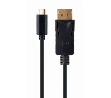 Gembird USB-C to DisplayPort-male adapter, 4K 60 Hz, 2 m, black - Umag