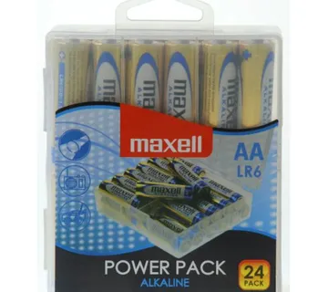 Maxell alkalne baterije LR-6/AA, 24 komada, box - Umag