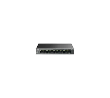 TP-Link LS109P 9-Port 10/100 Mbps Desktop Switch with 8-Port PoE+, 8× 10/100 Mbps PoE+ Ports, 1× 10/ - Umag