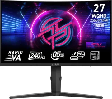 Monitor MSI MPG 275CQRXF / 27" / WQHD / 240Hz / 0.5ms (GtG) / curved / black - Umag