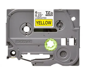 BROTHER TZE611 tape black/yellow 6mm 8m - Umag