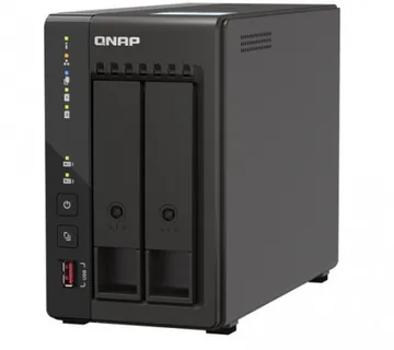 2-bay desktop NAS, Intel Celeron J6412 4C 2.0GHz, burst 2.6GHz, onboard 8GB RAM, 2 x HDMI 1.4b, 2x M.2 2280 PCIe slots, 2x 2. - Umag