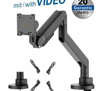 Transmedia Movable Desk bracket for large monitors, 24" - 57" - Umag