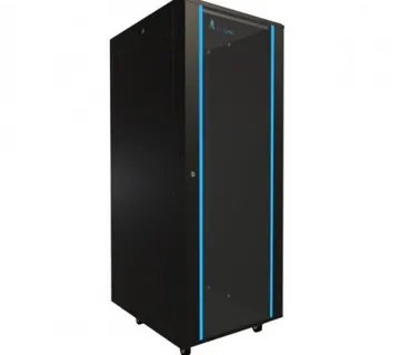 Extralink Floor Cabinet 42U, 800x1000, Black - Umag