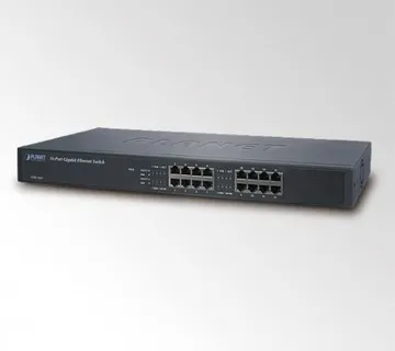 Planet 16-Port RJ45 GbE Switch unmanaged - Umag