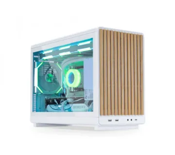 Lian Li DAN Cases A3 Wood, kaljeno steklo, Micro-ATX - Umag
