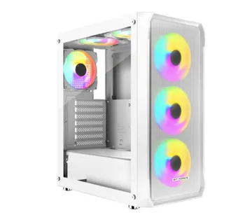 Bit Force SWAN ARGB-4 Gaming Midi Tower ATX kućište bez napajanja, bijelo - Umag