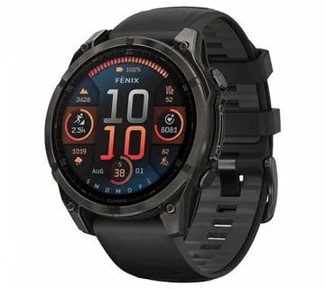 Watch Garmin Fenix 8 GPS 47mm Silicon Black Band - Black - Umag