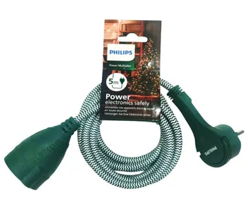 Philips produžni kabel 5m, zeleni - Umag