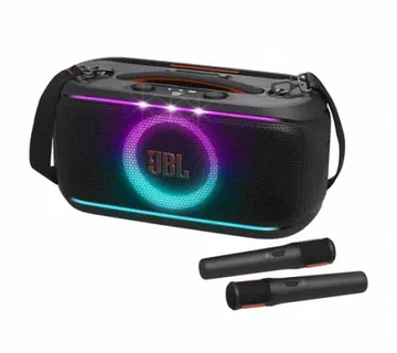 JBL PARTYBOX On-the-Go 2 Prijenosni bežični bluetooth zvučnik velike snage 100W, Bluetooth, RGB osvjetljenje, crni - Umag