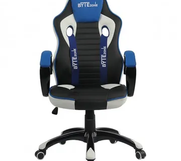 Gaming chair Bytezone Racer PRO (black-gray-blue) - Umag