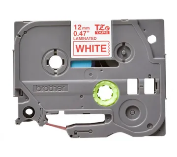 BROTHER TZE232 tape red/white 12mm 8m - Umag