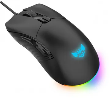 Gaming mouse BYTEZONE Ghost wired / RGB (16,8M colors) / max DPI 19K / optical / paracord cabel (black) - Umag