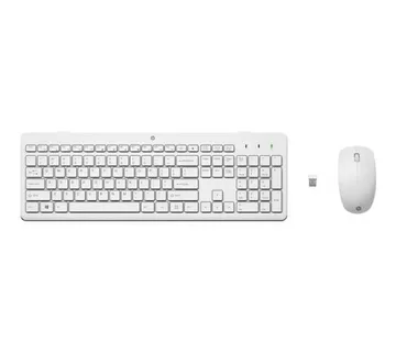 HP 230 Wrls Mouse + Keyboard Combo WHT - Umag
