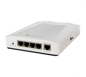 MikroTik 10 Gigabit Ethernet preklopnik (Switch) CRS304-4XG-IN, 98DX2528 2-core 1200 MHz CPU, ARM 64bit, 512 MB RAM, 32 MB FL - Umag