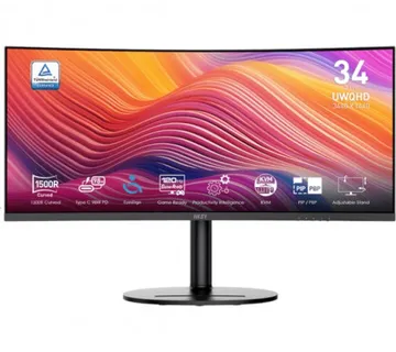 Monitor MSI Modern MD342CQP / 34" / UWQHD / VA / 120Hz / 1ms (MPRT) / curved / black - Umag