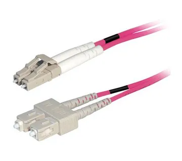 Transmedia Fibre optic MM OM4 Duplex Patch cable LC-SC 2m - Umag